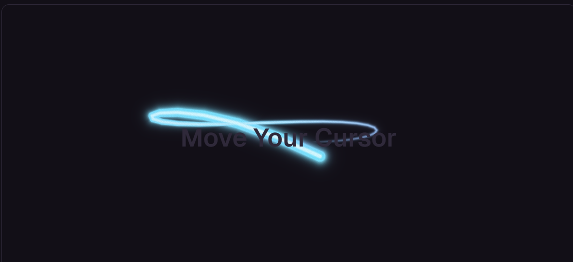 ReactBits Glow Cursor 效果